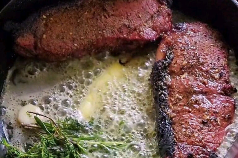 Reverse Seared NY Strip Steak Reverse Seared NY Strip Steak
