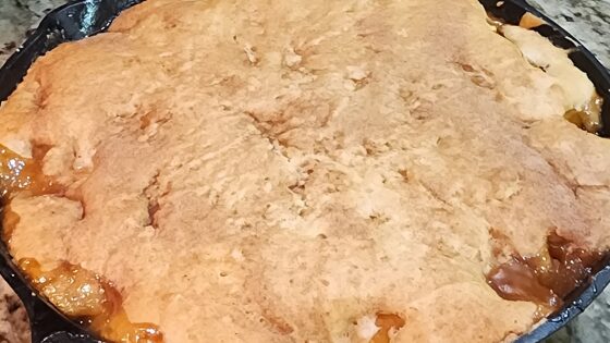 Smoked Bourbon Peach Cobbler Smoked Bourbon Peach Cobbler