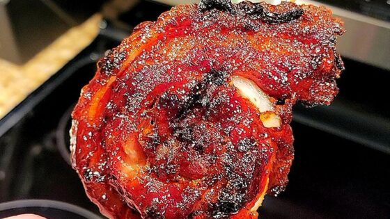 Smoked Cherry Pork Belly Lollipops Smoked Cherry Pork Belly Lollipops