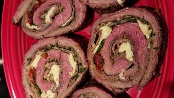 Smoked Flank Steak Pinwheels Smoked Flank Steak Pinwheels