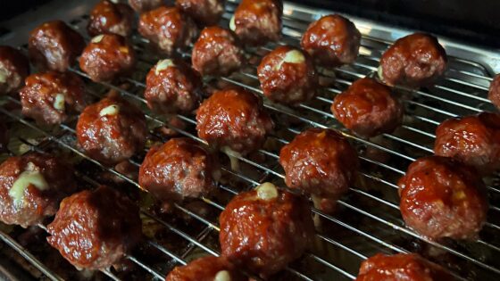 Smoked Stuffed Meatballs Smoked Stuffed Meatballs